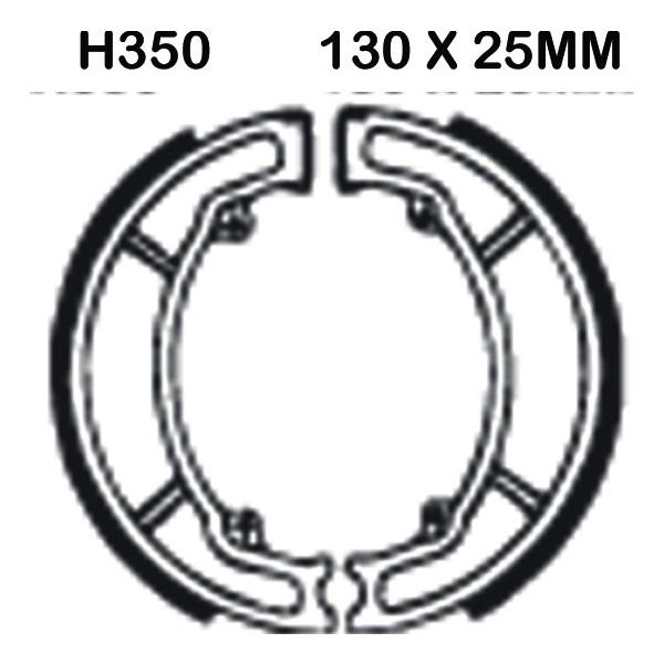 EBC EBC Brake Shoes H350